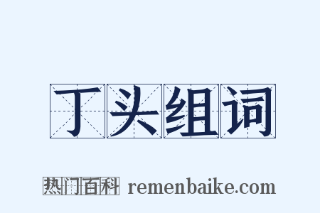 丁头组词是什么意思的图片